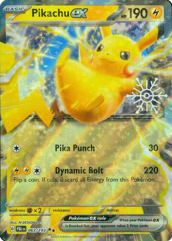 Pikachu ex (Holiday Calendar) - 063/193 - (Miscellaneous Cards & Products)