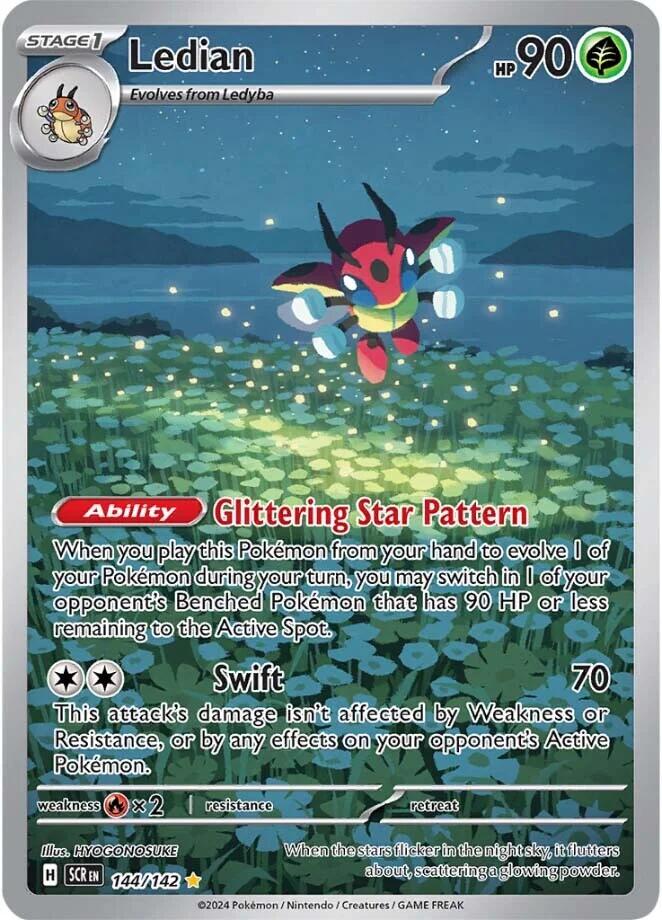 Ledian - 144/142 - 144/142 - (SV07: Stellar Crown)