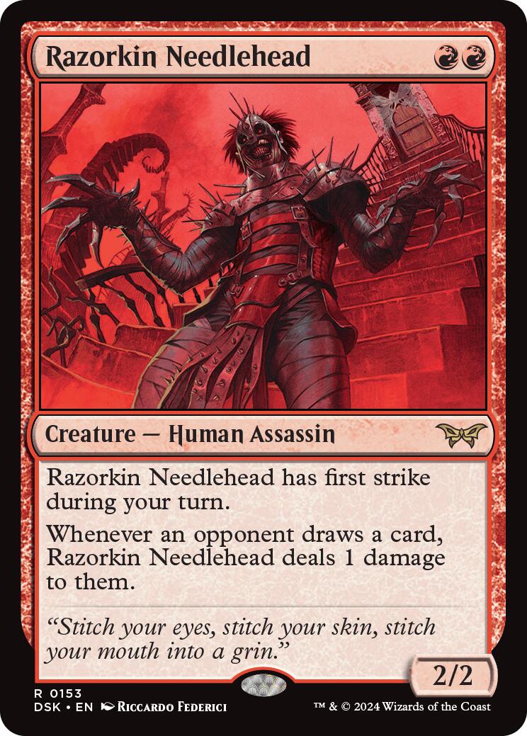 Razorkin Needlehead - 153 - (Duskmourn: House of Horror)