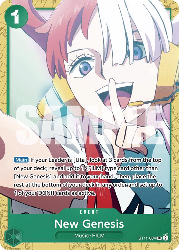 New Genesis - ST11-004 - (Starter Deck 16: GREEN Uta)