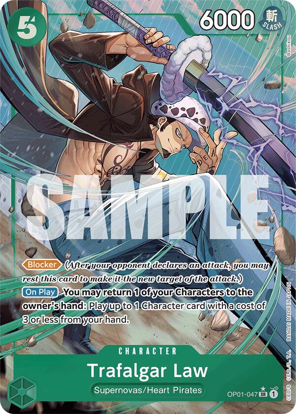 Trafalgar Law (OP01-047) (Alternate Art) - OP01-047 - (Premium Booster -The Best-)