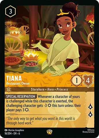 Tiana - Restaurant Owner - 16/204