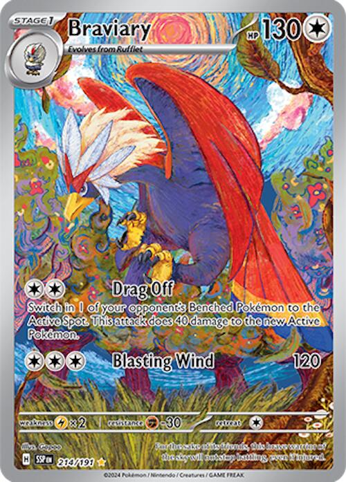 Braviary - 214/191 - 214/191 - (SV08: Surging Sparks)