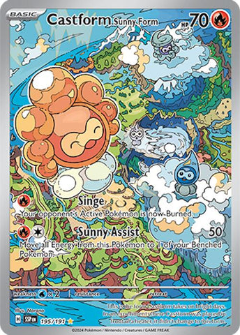 Castform Sunny Form - 195/191 - 195/191 - (SV08: Surging Sparks)