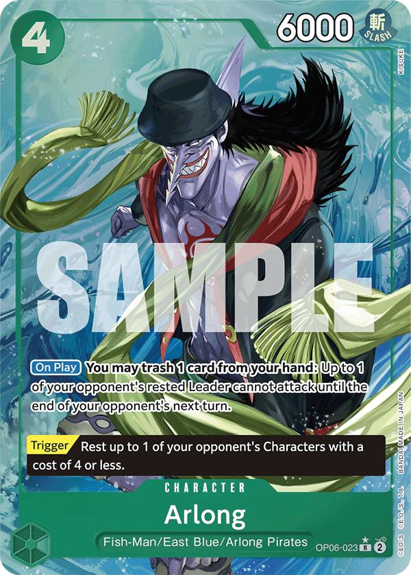 Arlong (Alternate Art) - OP06-023 - (Premium Booster -The Best-)