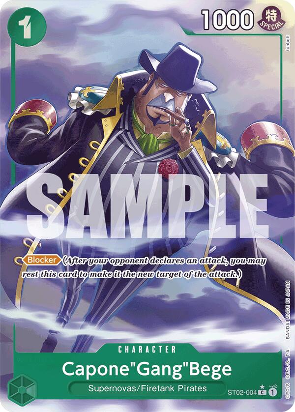 Capone"Gang"Bege (ST02-004) (Alternate Art) - ST02-004 - (Premium Booster -The Best-)