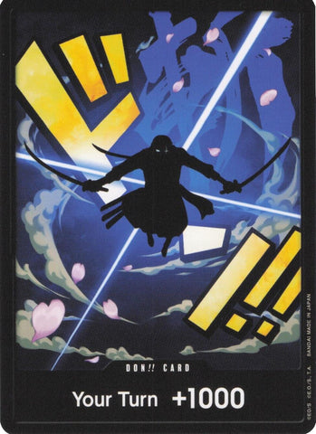 DON!! Card (Zoro) - - (Premium Booster -The Best-)