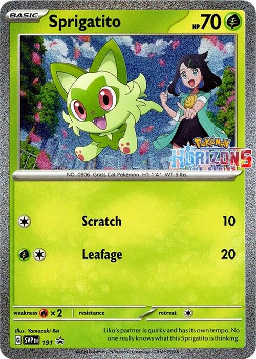 Sprigatito - 191 - 191 - (SV: Scarlet & Violet Promo Cards)