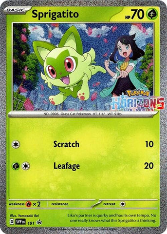 Sprigatito - 191 - 191 - (SV: Scarlet & Violet Promo Cards)