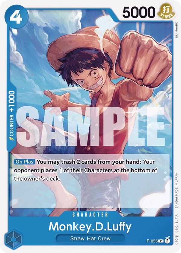 Monkey.D.Luffy (P-055) (Reprint) - P-055