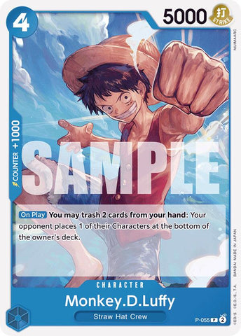 Monkey.D.Luffy (P-055) (Reprint) - P-055