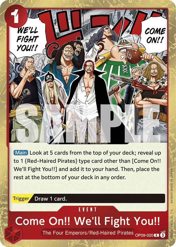 Come On!! We'll Fight You!! - OP09-020