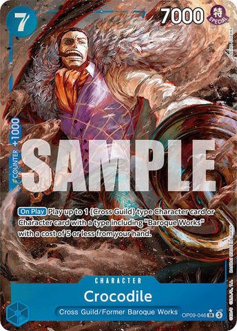 Crocodile (046) (Parallel) - OP09-046 - (Emperors in the New World)