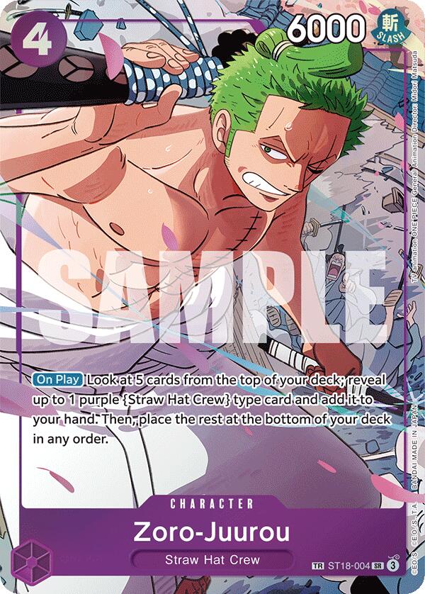 Zoro-Juurou (ST18-004) - ST18-004 - (Emperors in the New World)
