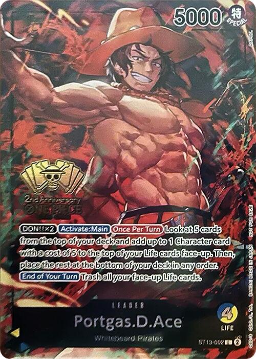 Portgas.D.Ace (2nd Anniversary Tournament) - ST13-002