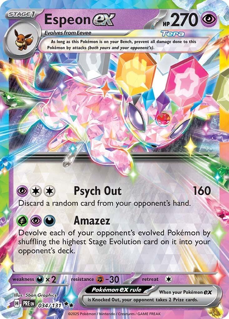 Espeon ex - 034/131 - (SV: Prismatic Evolutions)