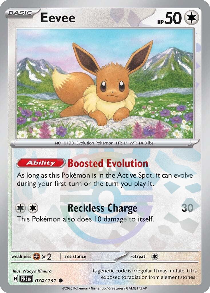 Eevee (Master Ball Pattern) - 074/131 - (SV: Prismatic Evolutions)