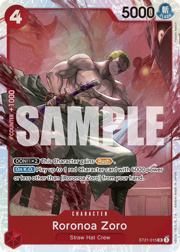 Roronoa Zoro - ST21-015 - (Starter Deck EX: Gear 5)
