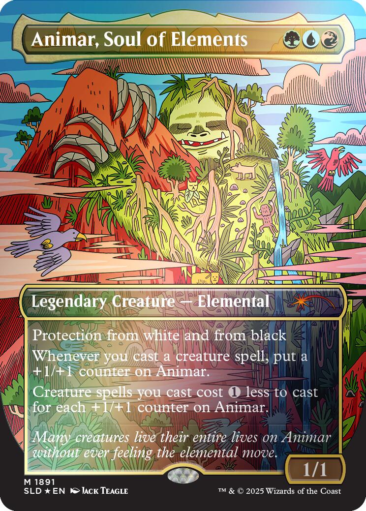 Animar, Soul of Elements (1891) (Rainbow Foil)