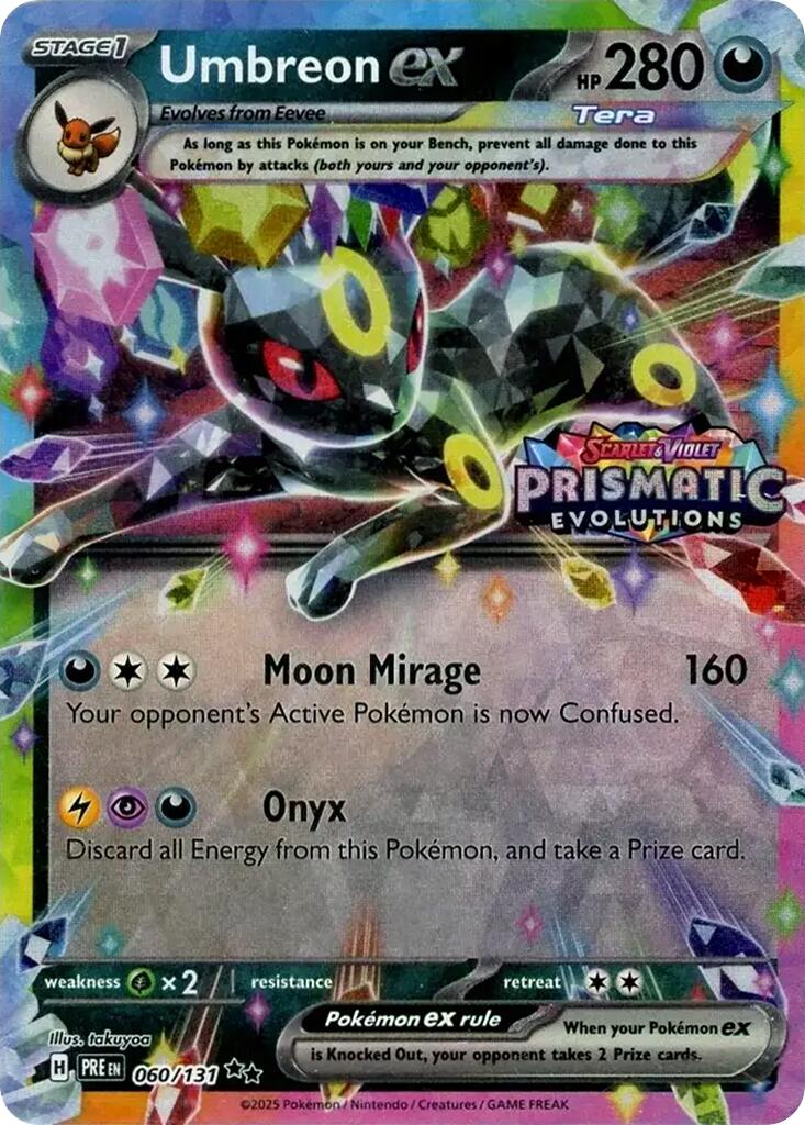 Umbreon ex - 060/131 (Prismatic Evolutions Stamp) - 060/131