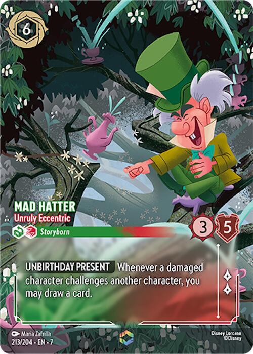 Mad Hatter - Unruly Eccentric (Enchanted) - 213/204 - (Archazia's Island)