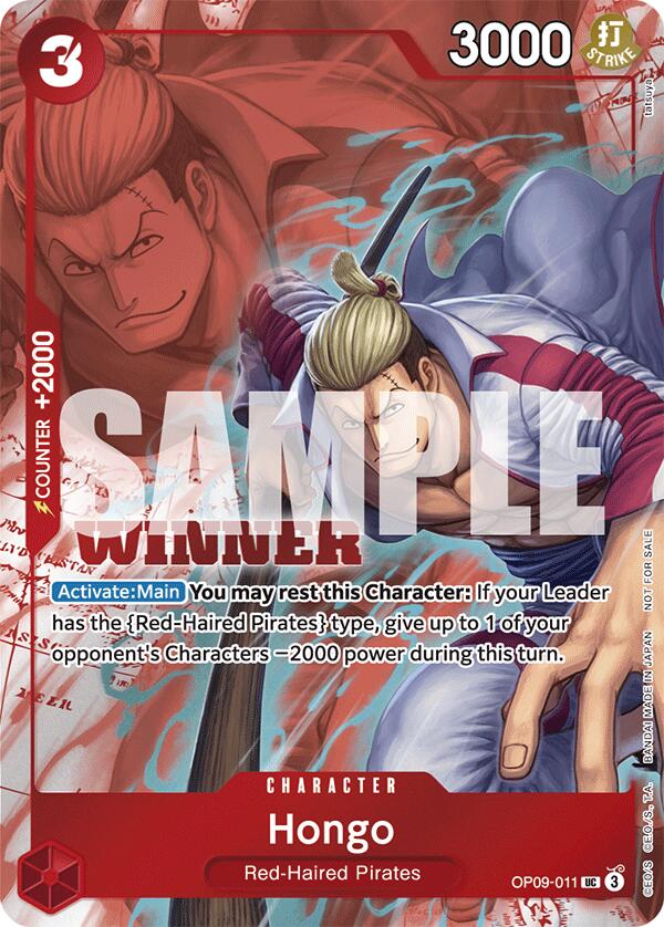 Hongo (Winner Pack 2025 Vol. 2) - OP09-011 - (One Piece Promotion Cards)
