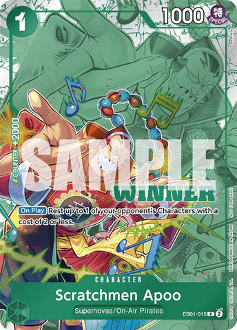 Scratchmen Apoo (Winner Pack 2025 Vol. 2) - EB01-015 - (One Piece Promotion Cards)