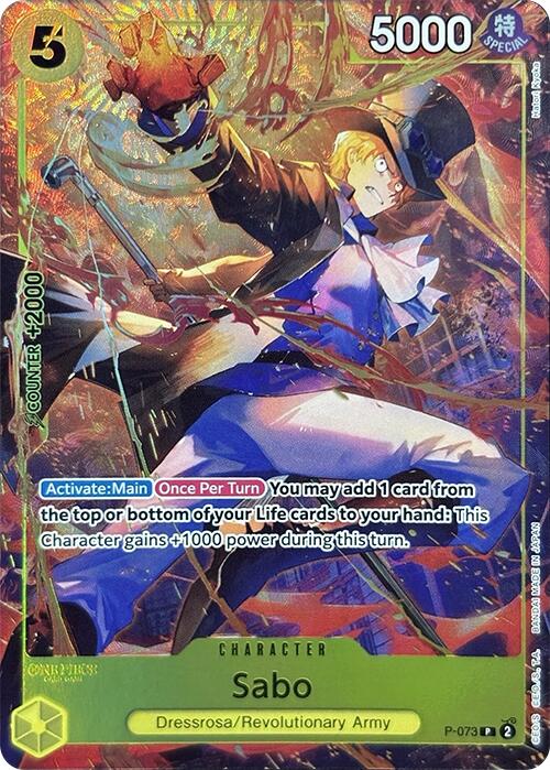 Sabo (Premium Card Collection -Best Selection Vol. 3-) - P-073 - (One Piece Promotion Cards)