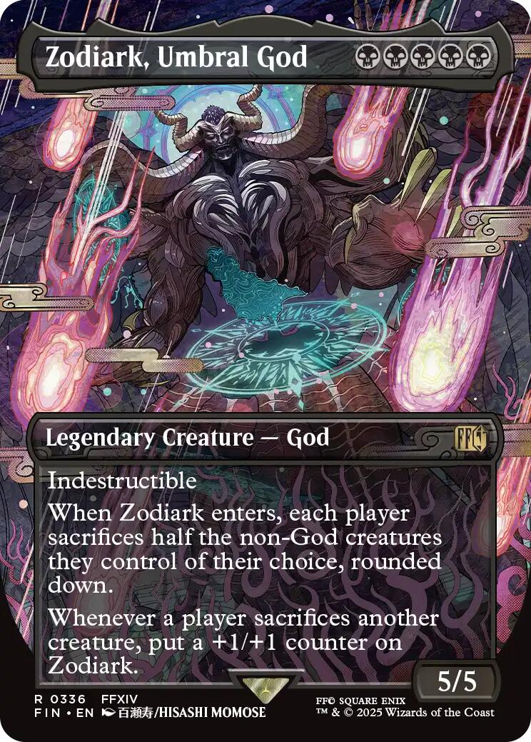 Zodiark, Umbral God (Borderless) - 336 - (FINAL FANTASY)