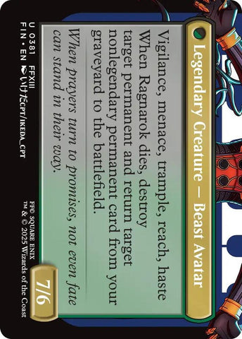 Fang, Fearless l'Cie (Borderless)