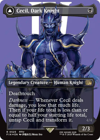 Cecil, Dark Knight (Borderless) (Surge Foil) - 525 - (FINAL FANTASY)