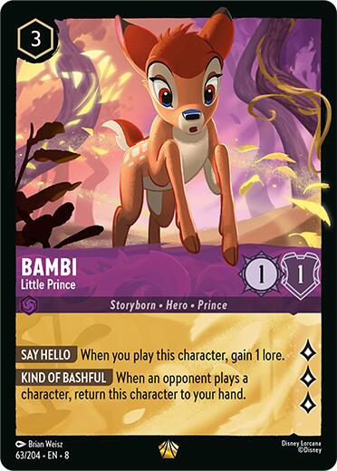 Bambi - Little Prince - 63/204 - (Reign of Jafar)