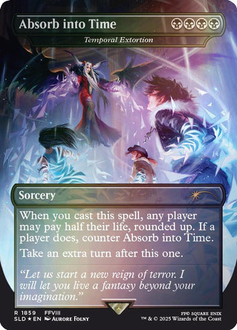 Absorb into Time - Temporal Extortion (Rainbow Foil)
