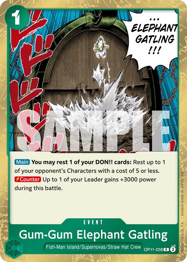 Gum-Gum Elephant Gatling - OP11-038