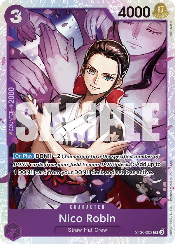 Nico Robin - ST26-003 - (Starter Deck 26: PURPLE/BLACK Monkey.D.Luffy)