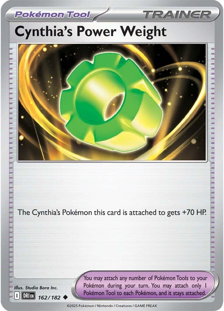 Cynthia's Power Weight - 162/182