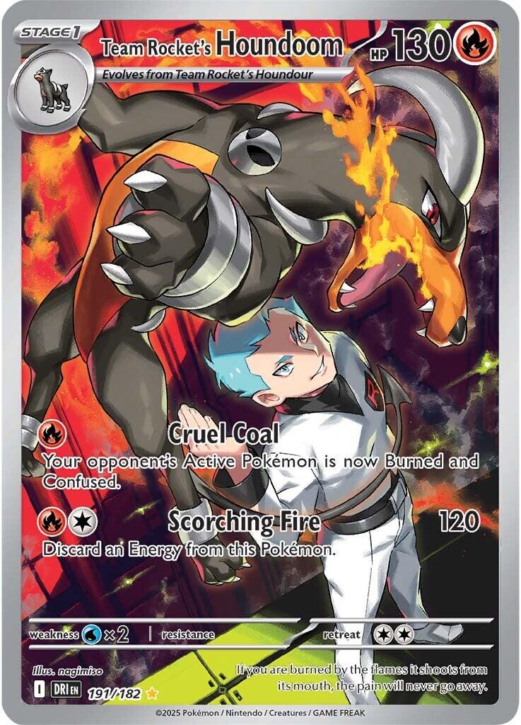 Team Rocket's Houndoom - 191/182 - 191/182 - (SV10: Destined Rivals)