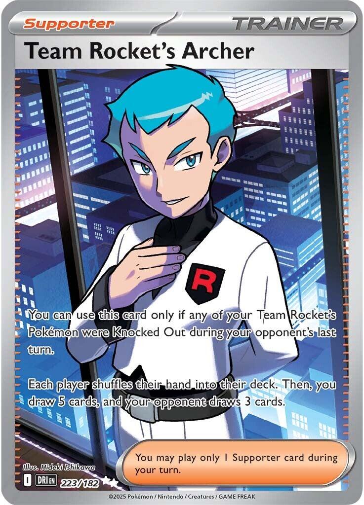 Team Rocket's Archer - 223/182 - 223/182 - (SV10: Destined Rivals)
