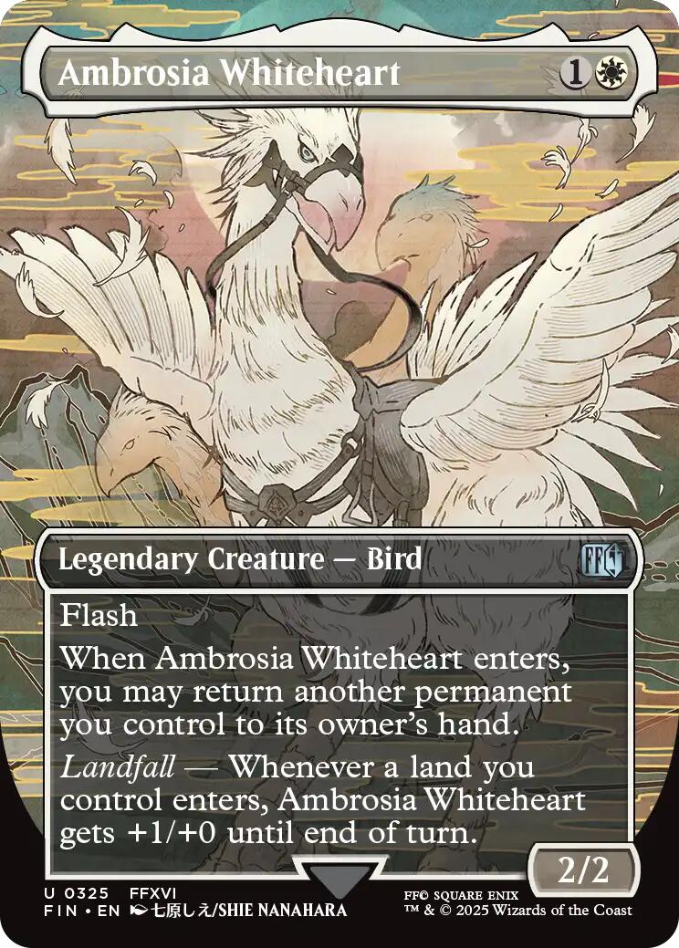 Ambrosia Whiteheart (Borderless) - 325 - (FINAL FANTASY)