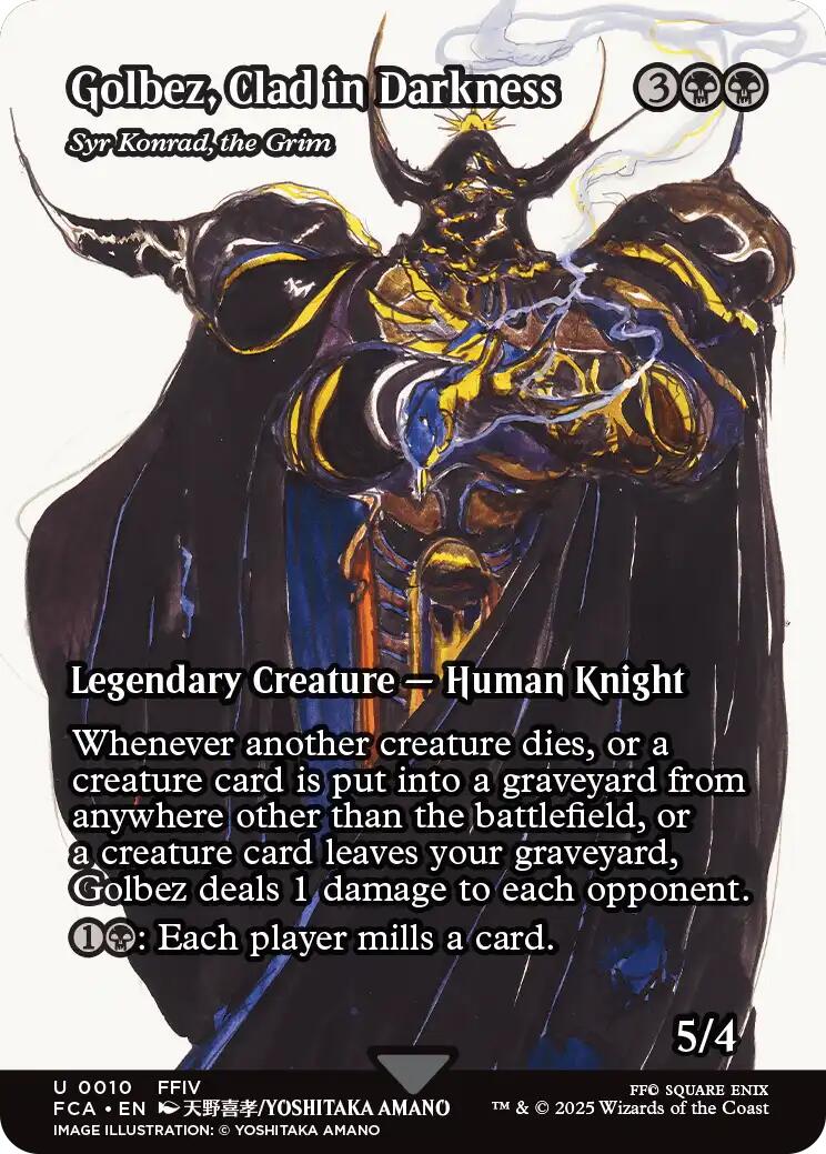 Golbez, Clad in Darkness - Syr Konrad, the Grim (Showcase) - 10 - (FINAL FANTASY: Through the Ages)