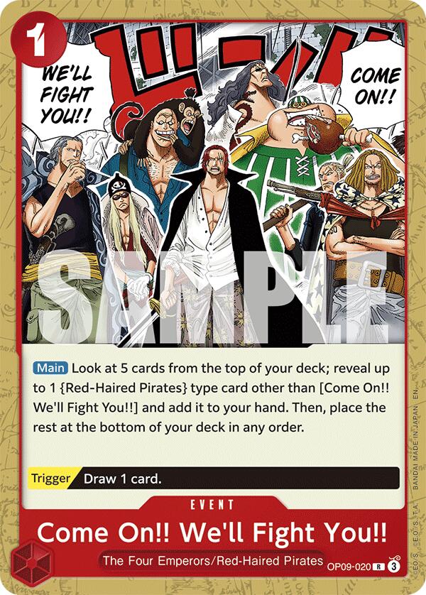 Come On!! We'll Fight You!! (Reprint) - OP09-020