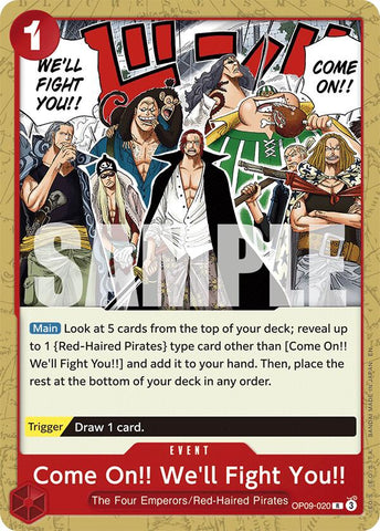 Come On!! We'll Fight You!! (Reprint) - OP09-020