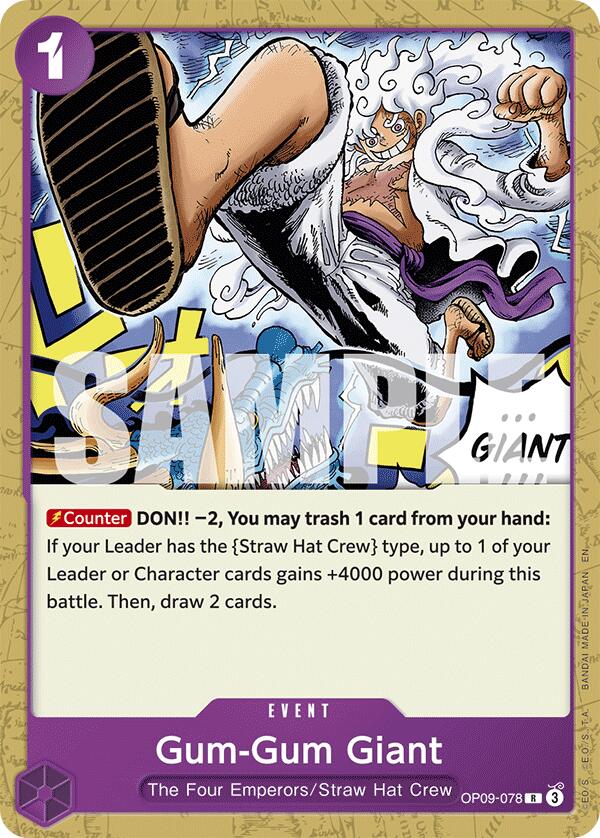 Gum-Gum Giant (Reprint) - OP09-078