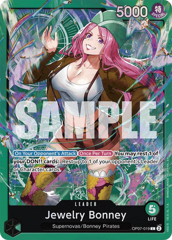 Jewelry Bonney (OP07-019) - OP07-019 - (Starter Deck 24: GREEN Jewelry Bonney)