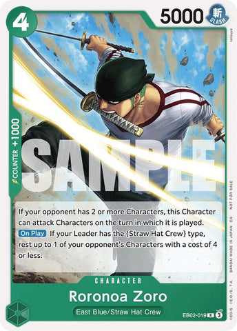 Roronoa Zoro (Tournament Pack 2025 Vol. 3) - EB02-019