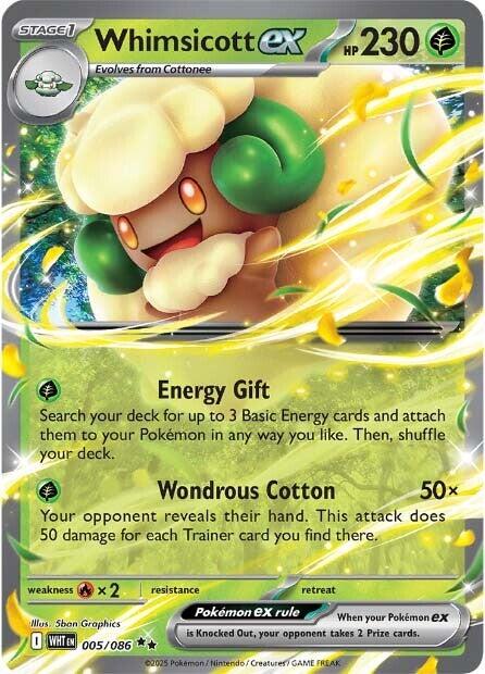 Whimsicott ex - 005/086 - (SV: White Flare)
