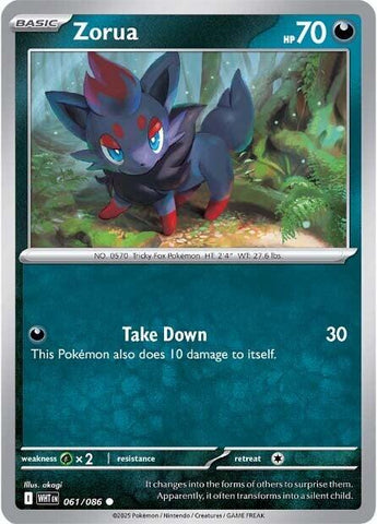 Zorua - 061/086 - (SV: White Flare)