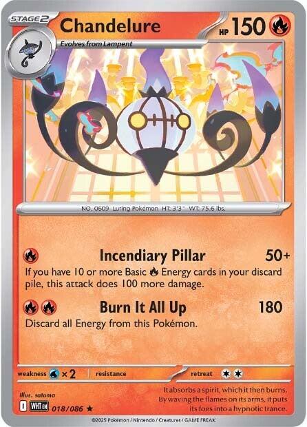Chandelure - 018/086 - (SV: White Flare)