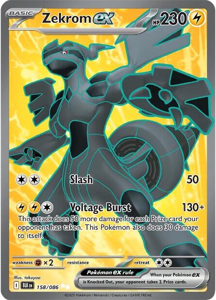 Zekrom ex - 158/086 - 158/086 - (SV: Black Bolt)