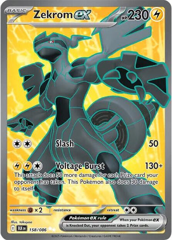Zekrom ex - 158/086 - 158/086 - (SV: Black Bolt)
